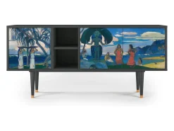 Best Mueble de TV - 150х69х41 cm - T5 - Day of the God, Antracite Cinza antracite