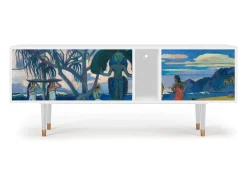 Outlet Mueble de TV - 170х69х48 cm - T1 - Day of the God, Branco Bege