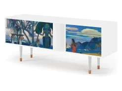 Outlet Mueble de TV - 170х69х48 cm - T1 - Day of the God, Branco Bege