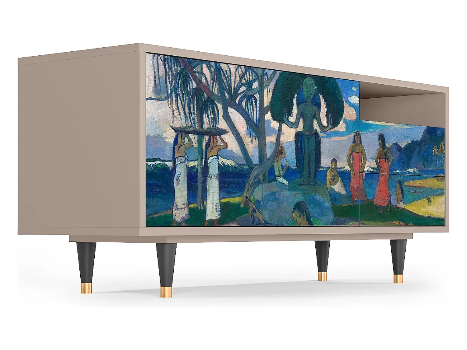 Mueble de TV - 125х56х41 cm - T7 - Day of the God, Latte^ Móvel De Tv