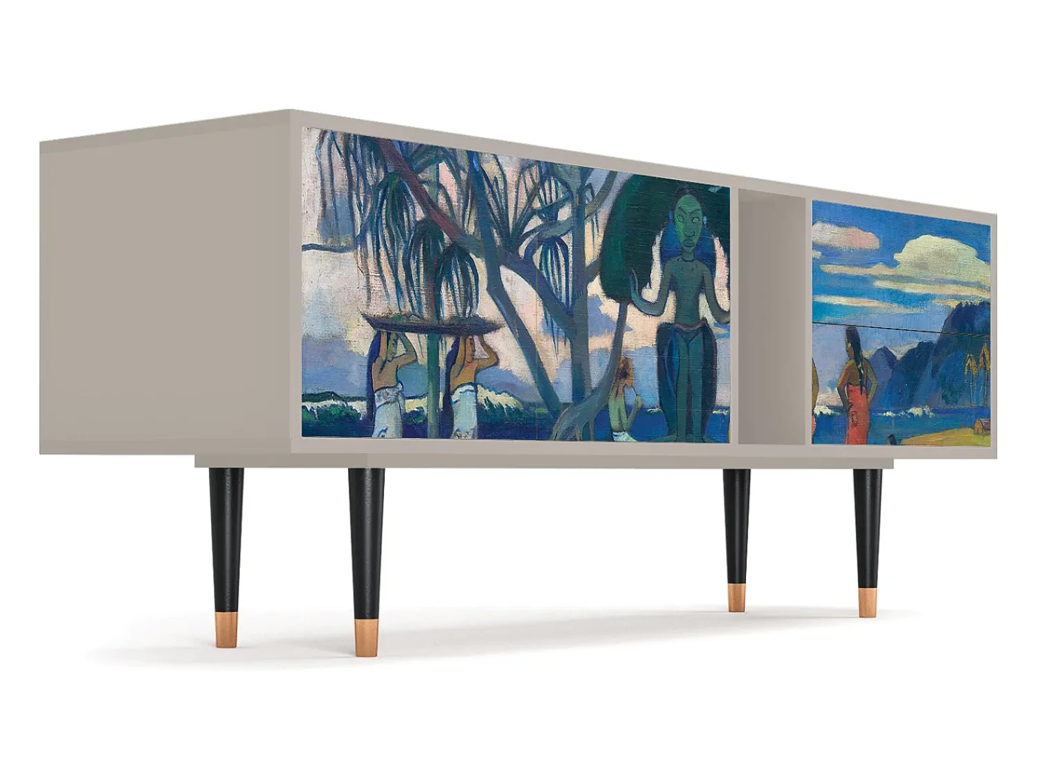 Móvel De Tv* Mueble de TV - 170х69х48 cm - T1 - Day of the God, Areia Bege