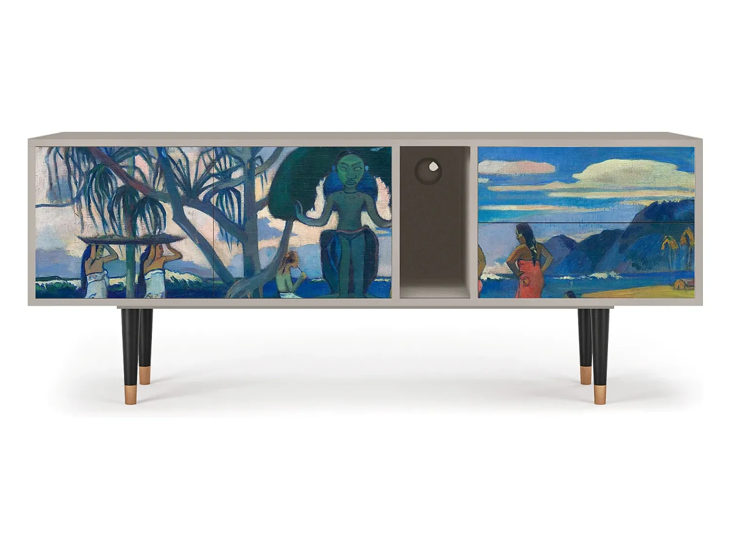 Móvel De Tv* Mueble de TV - 170х69х48 cm - T1 - Day of the God, Areia Bege