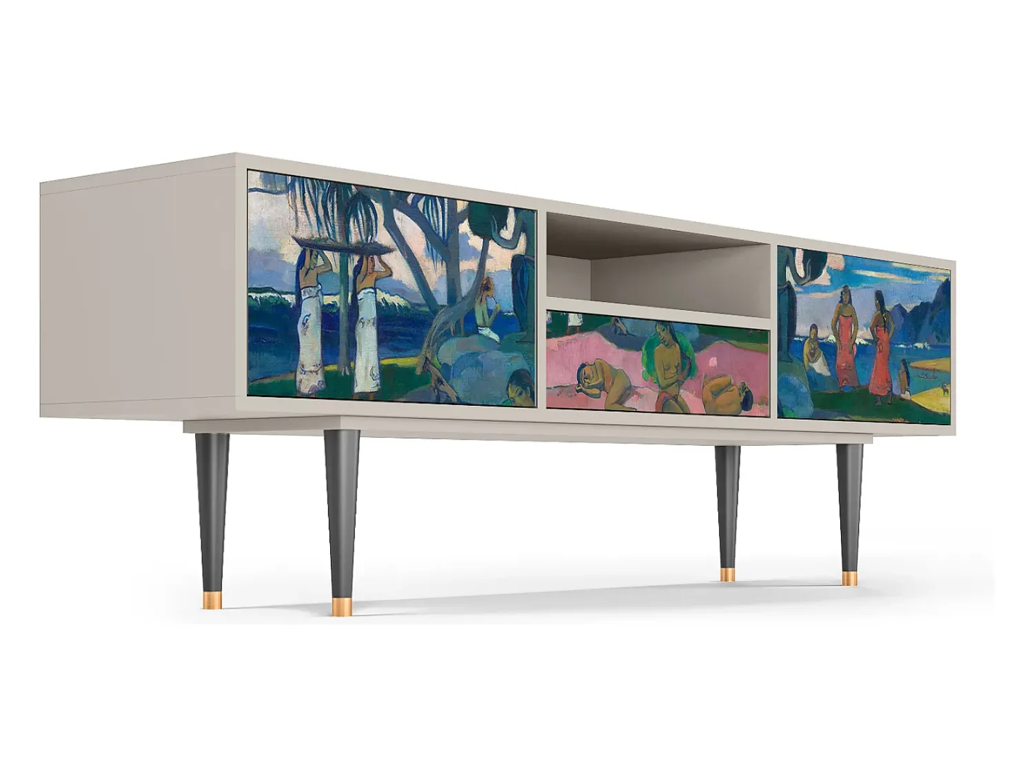 Mueble de TV - 170х59х41 cm - T6 - Day of the God, Areia^ Móvel De Tv