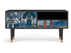 Móvel De Tv* Mueble de TV - 115х59х48 cm - T3 - Day of the God, Antracite Cinza antracite