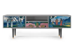 Mueble de TV - 170х59х41 cm - T6 - Day of the God, Cinza^ Móvel De Tv