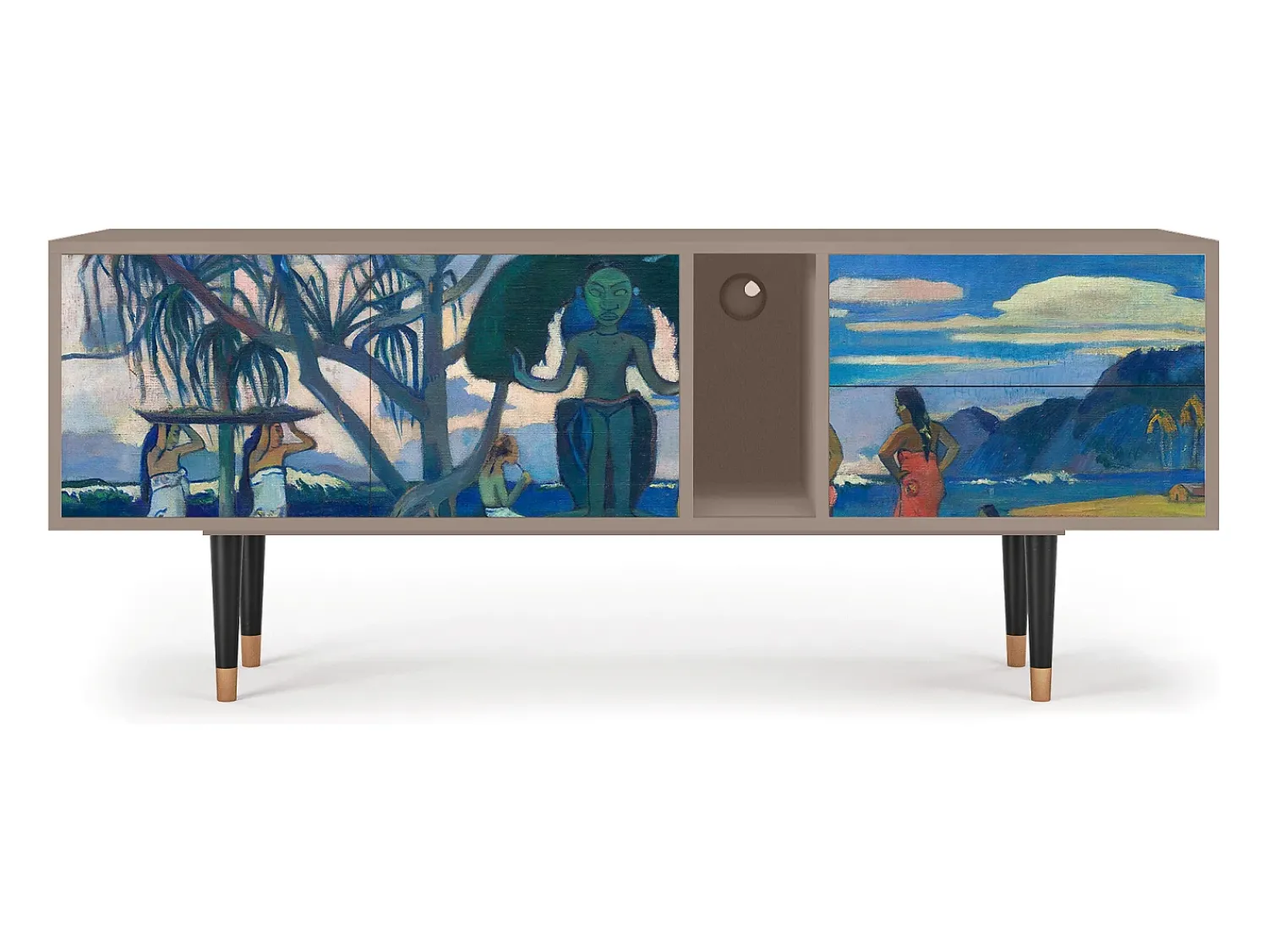 Móvel De Tv* Mueble de TV - 170х69х48 cm - T1 - Day of the God, Latte Bege