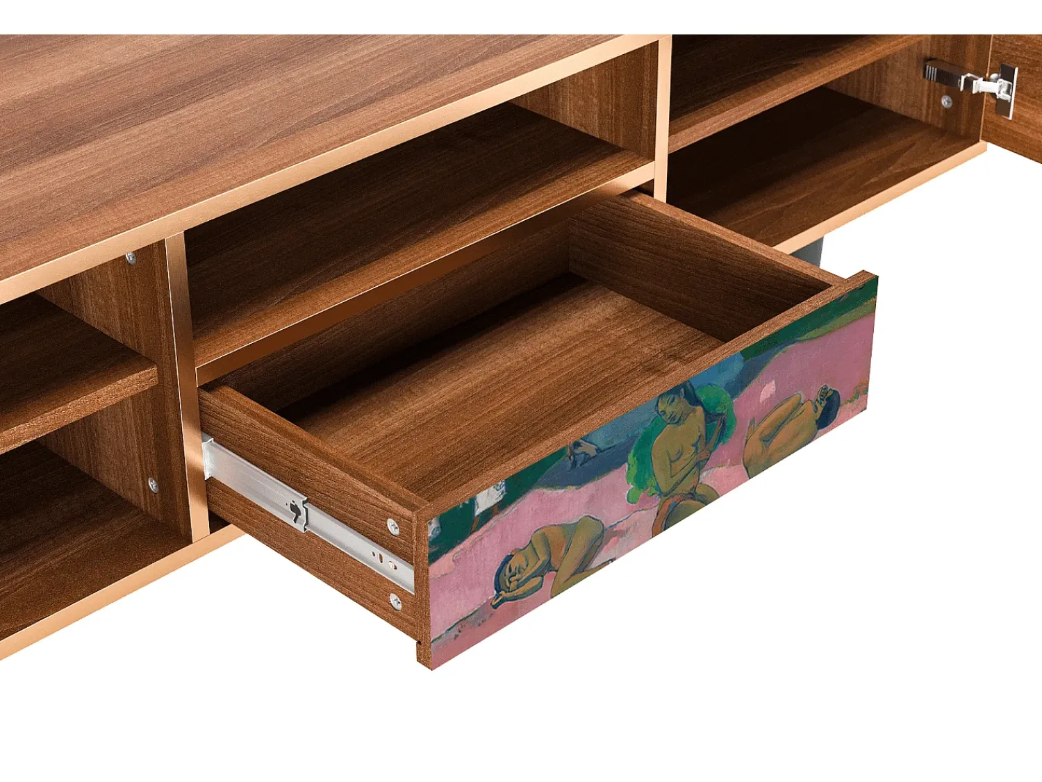 Mueble de TV - 170х59х41 cm - T6 - Day of the God, Nogueira^ Móvel De Tv