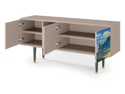 Hot Mueble de TV - 150х69х41 cm - T5 - Day of the God, Latte Bege