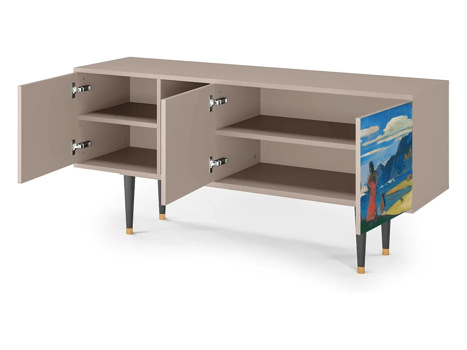 Hot Mueble de TV - 150х69х41 cm - T5 - Day of the God, Latte Bege