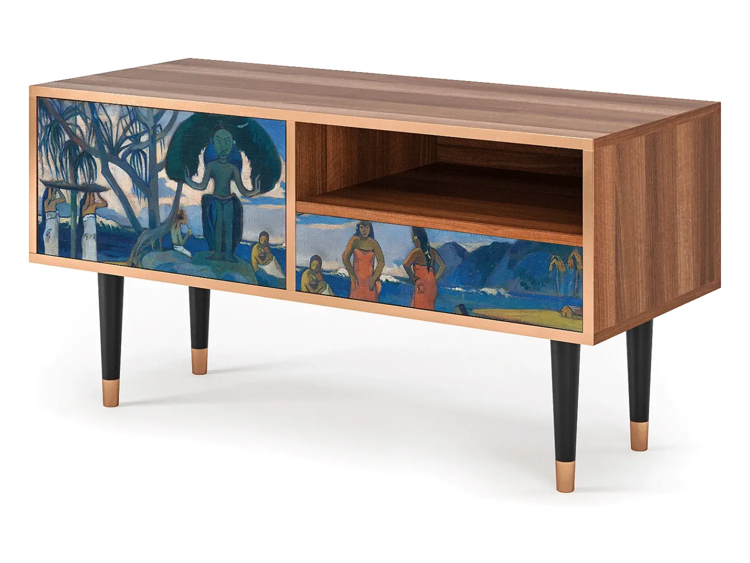 Mueble de TV - 115х59х48 cm - T3 - Day of the God, Nogueira^ Móvel De Tv
