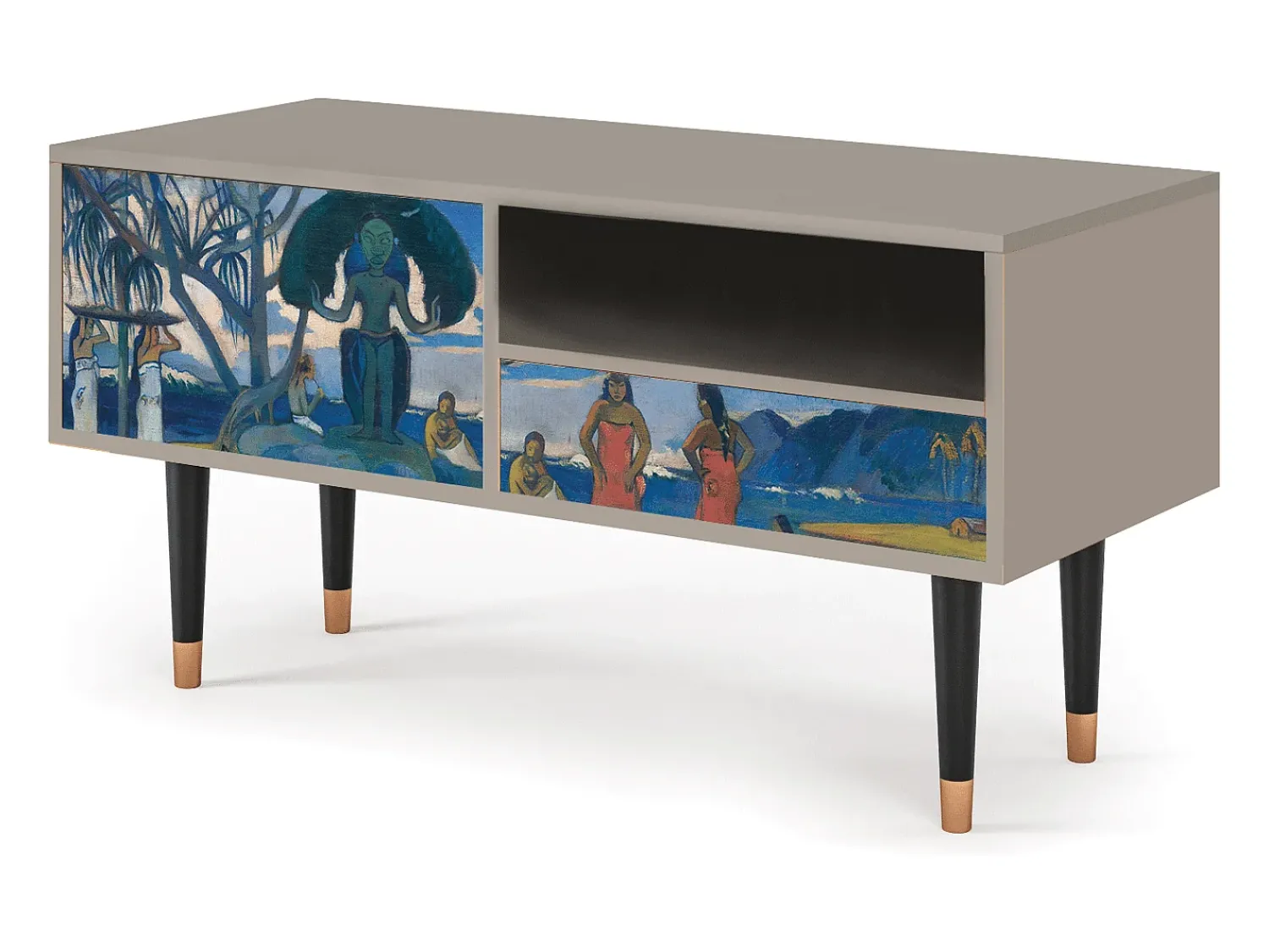 Hot Mueble de TV - 115х59х48 cm - T3 - Day of the God, Areia Bege
