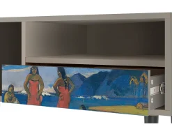 Hot Mueble de TV - 115х59х48 cm - T3 - Day of the God, Areia Bege