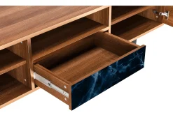 Online Mueble de TV - 170х59х41 cm - T6 - Deep Ocean, Nogueira Castanho