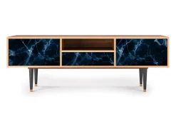 Online Mueble de TV - 170х59х41 cm - T6 - Deep Ocean, Nogueira Castanho