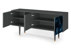 Mueble de TV - 150х69х41 cm - T5 - Deep Ocean, Antracite^ Móvel De Tv