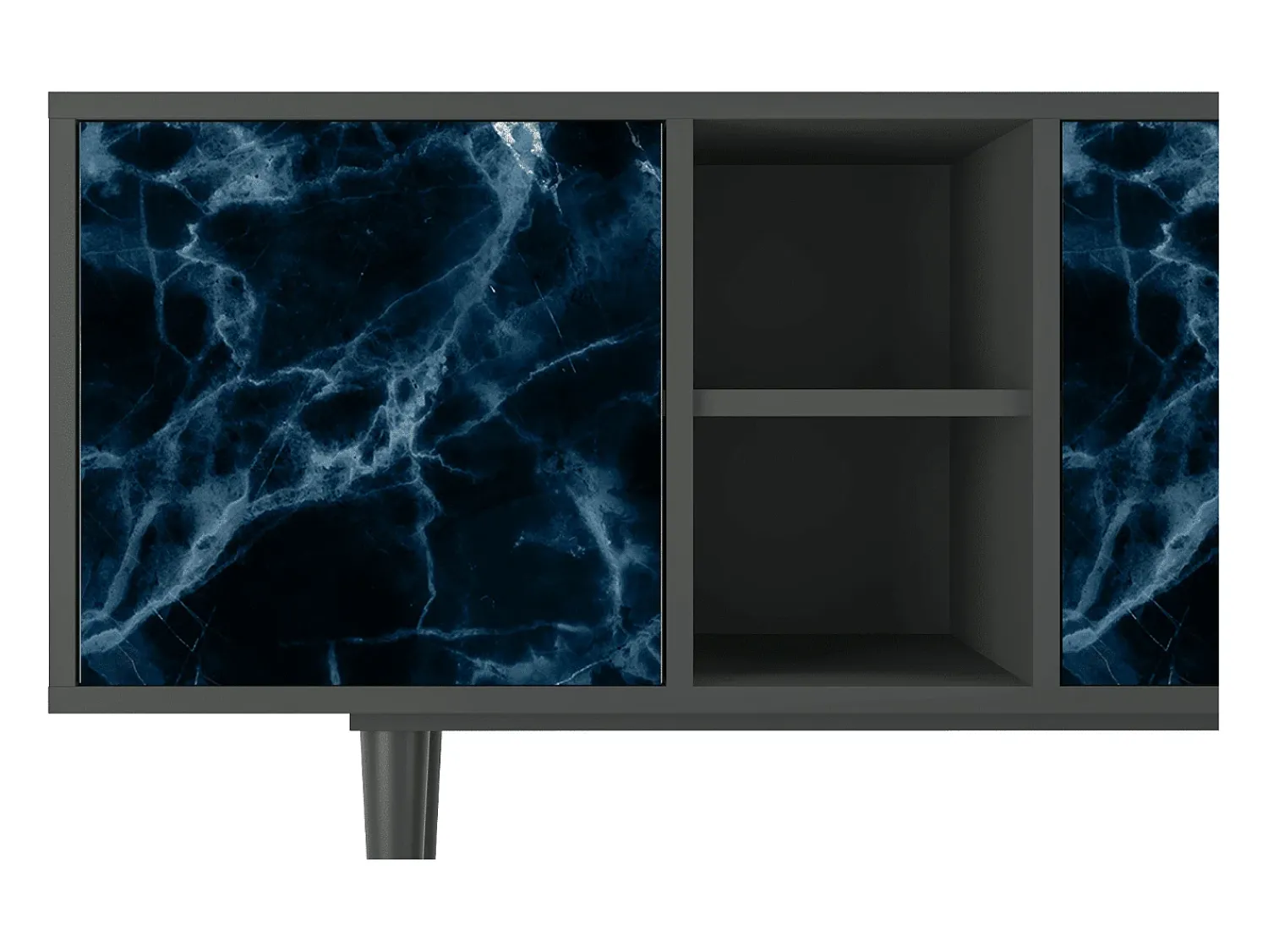 Mueble de TV - 150х69х41 cm - T5 - Deep Ocean, Antracite^ Móvel De Tv