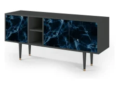 Mueble de TV - 150х69х41 cm - T5 - Deep Ocean, Antracite^ Móvel De Tv