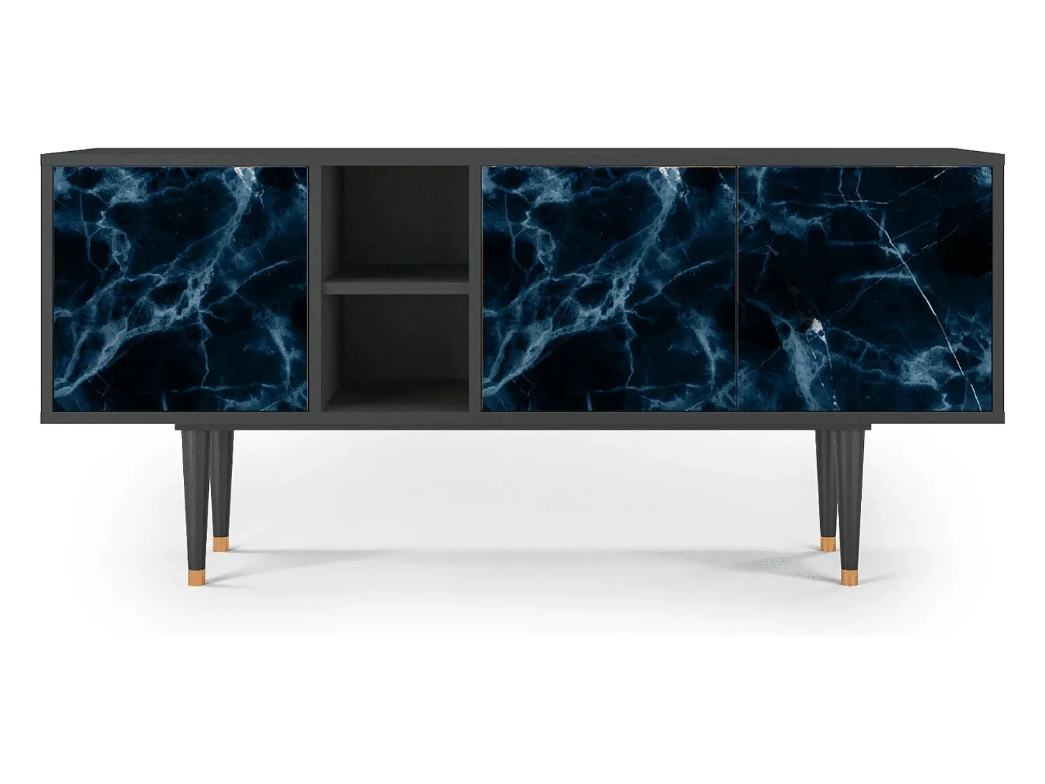 Mueble de TV - 150х69х41 cm - T5 - Deep Ocean, Antracite^ Móvel De Tv