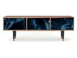 Móvel De Tv| Mueble de TV - 170х59х48 cm - T4 - Deep Ocean, Nogueira Castanho