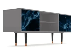 Móvel De Tv* Mueble de TV - 170х69х48 cm - T2 - Deep Ocean, Cinza Cinzento