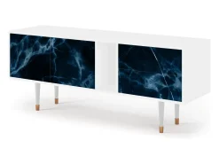 Móvel De Tv* Mueble de TV - 170х69х48 cm - T1 - Deep Ocean, Branco Bege