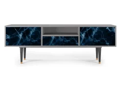 Móvel De Tv* Mueble de TV - 170х59х41 cm - T6 - Deep Ocean, Cinza Cinzento
