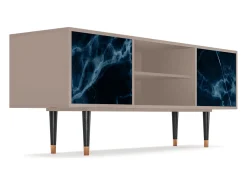 Móvel De Tv* Mueble de TV - 170х69х48 cm - T2 - Deep Ocean, Latte Bege