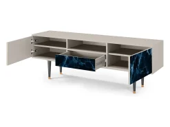 Móvel De Tv| Mueble de TV - 170х59х41 cm - T6 - Deep Ocean, Areia Bege