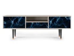 Móvel De Tv| Mueble de TV - 170х59х41 cm - T6 - Deep Ocean, Areia Bege