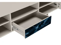 Móvel De Tv| Mueble de TV - 170х59х41 cm - T6 - Deep Ocean, Areia Bege