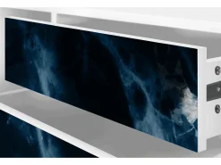 Móvel De Tv* Mueble de TV - 170х59х48 cm - T4 - Deep Ocean, Branco Bege