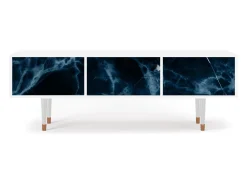 Móvel De Tv* Mueble de TV - 170х59х48 cm - T4 - Deep Ocean, Branco Bege