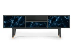 Móvel De Tv| Mueble de TV - 170х59х41 cm - T6 - Deep Ocean, Antracite Cinza antracite