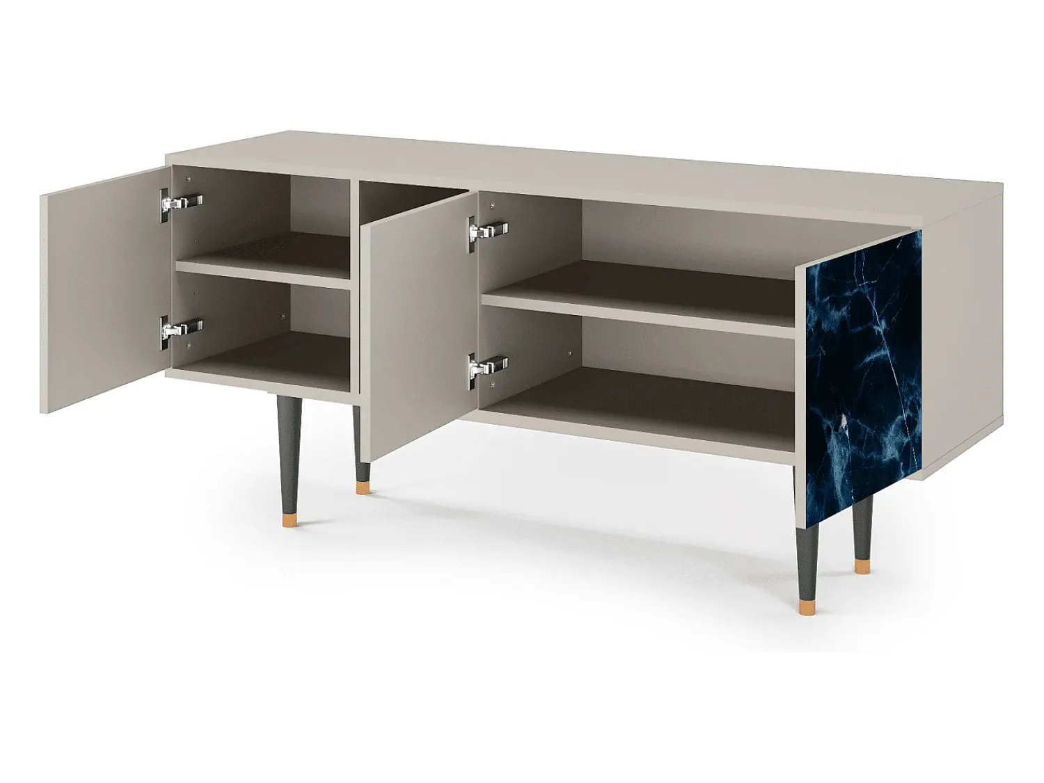 Mueble de TV - 150х69х41 cm - T5 - Deep Ocean, Areia^ Móvel De Tv