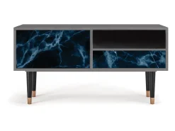 Móvel De Tv* Mueble de TV - 115х59х48 cm - T3 - Deep Ocean, Areia Bege