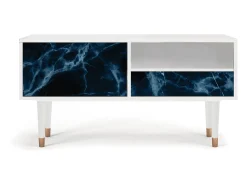 Mueble de TV - 115х59х48 cm - T3 - Deep Ocean, Branco^ Móvel De Tv