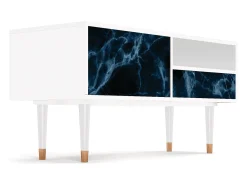 Mueble de TV - 115х59х48 cm - T3 - Deep Ocean, Branco^ Móvel De Tv