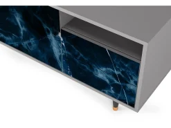 Mueble de TV - 125х56х41 cm - T7 - Deep Ocean, Cinza^ Móvel De Tv