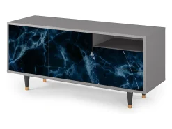 Mueble de TV - 125х56х41 cm - T7 - Deep Ocean, Cinza^ Móvel De Tv