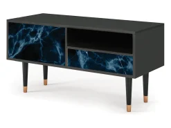 Móvel De Tv| Mueble de TV - 115х59х48 cm - T3 - Deep Ocean, Antracite Cinza antracite