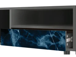 Móvel De Tv| Mueble de TV - 115х59х48 cm - T3 - Deep Ocean, Antracite Cinza antracite