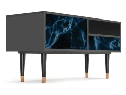 Móvel De Tv| Mueble de TV - 115х59х48 cm - T3 - Deep Ocean, Antracite Cinza antracite