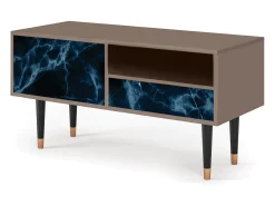 Sale Mueble de TV - 115х59х48 cm - T3 - Deep Ocean, Latte Bege