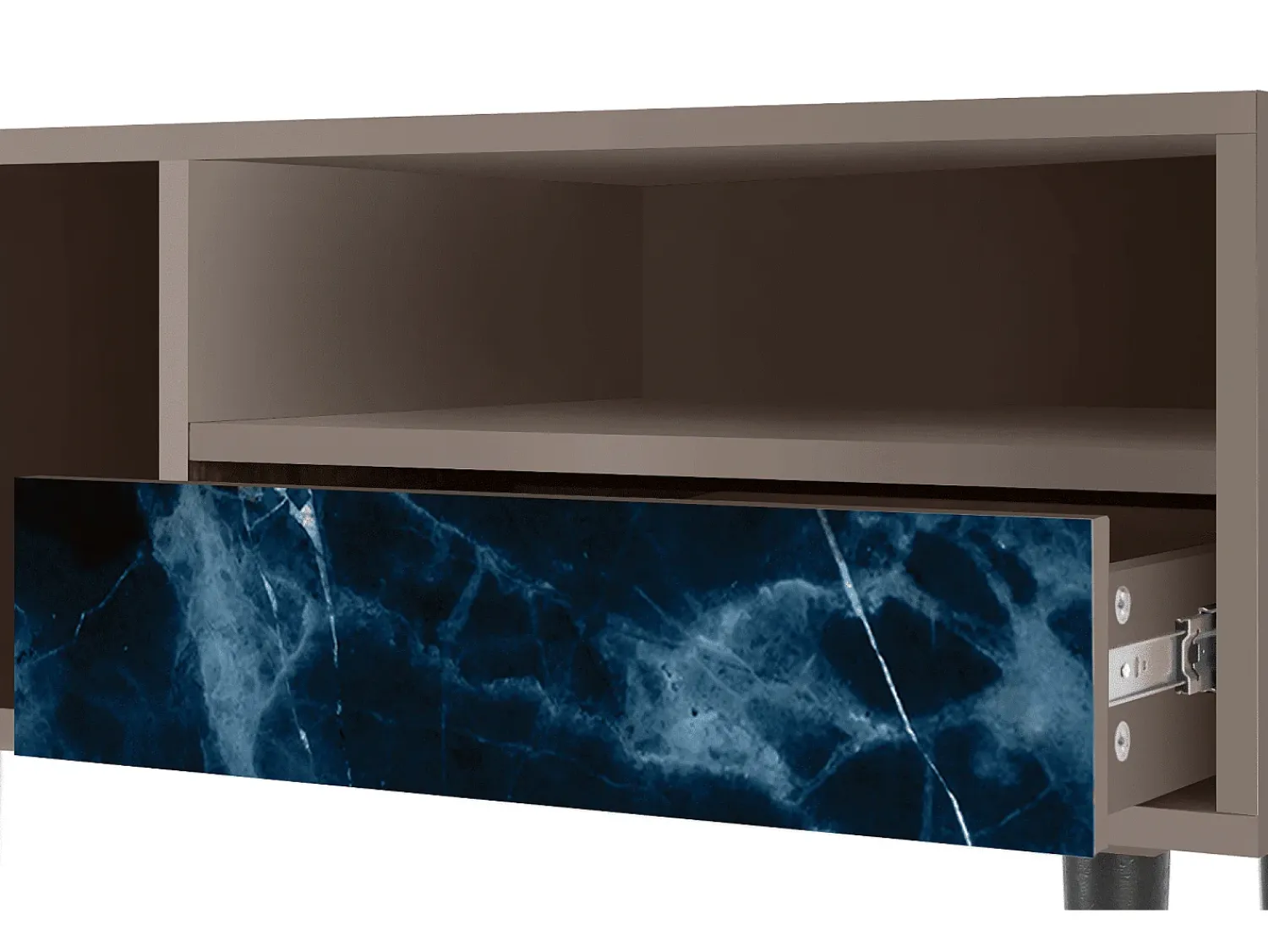 Sale Mueble de TV - 115х59х48 cm - T3 - Deep Ocean, Latte Bege