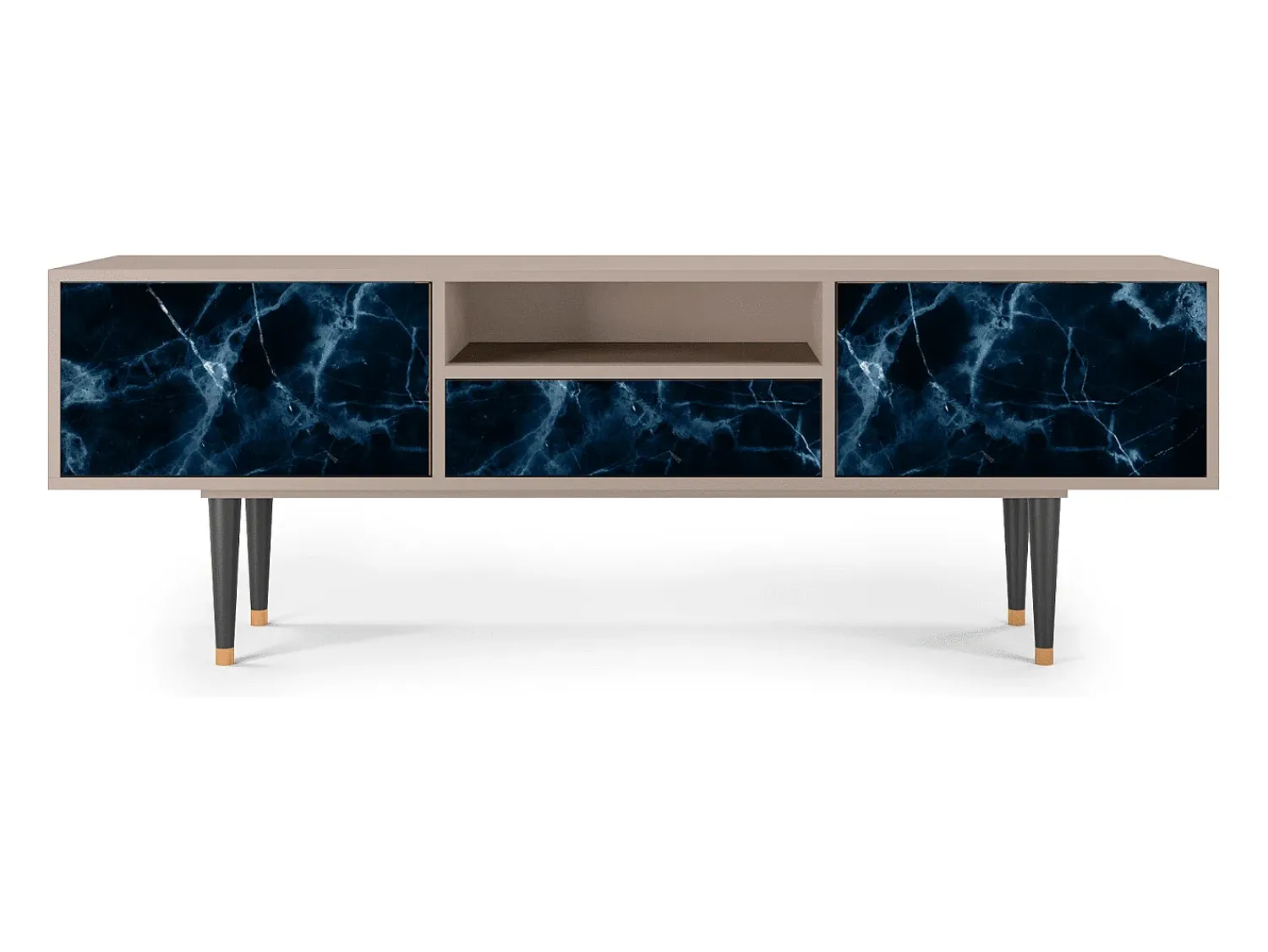 Mueble de TV - 170х59х41 cm - T6 - Deep Ocean, Latte^ Móvel De Tv