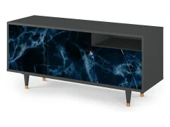 Móvel De Tv* Mueble de TV - 125х56х41 cm - T7 - Deep Ocean, Antracite Cinza antracite