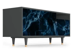 Móvel De Tv* Mueble de TV - 125х56х41 cm - T7 - Deep Ocean, Antracite Cinza antracite