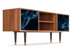 Mueble de TV - 170х69х48 cm - T2 - Deep Ocean, Nogueira^ Móvel De Tv