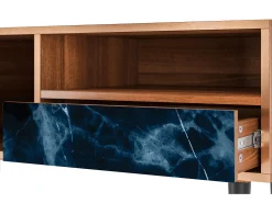 Mueble de TV - 115х59х48 cm - T3 - Deep Ocean, Nogueira^ Móvel De Tv