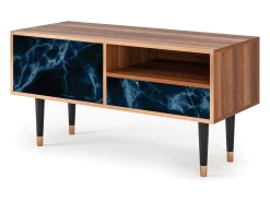Mueble de TV - 115х59х48 cm - T3 - Deep Ocean, Nogueira^ Móvel De Tv